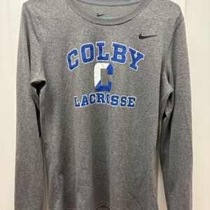Nike Women’s Gray Lacrosse Long Sleeve Tee